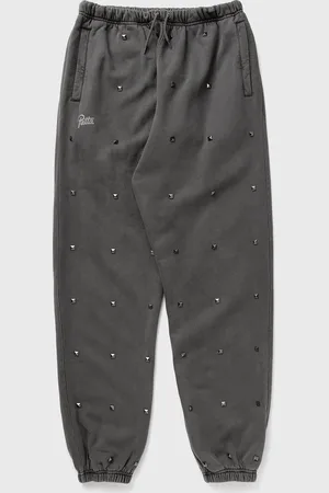 Patta Studded Washed Jogging Pants men Sweatpants