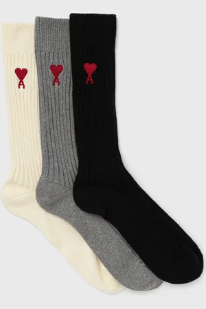 Ami THREE PACK AMI DE COEUR SOCKS men Socks