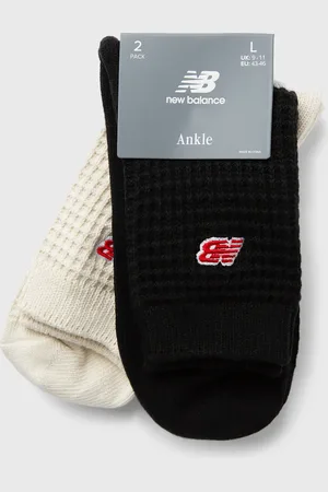 New Balance Waffle Knit Ankle Socks 2 Pack men Socks