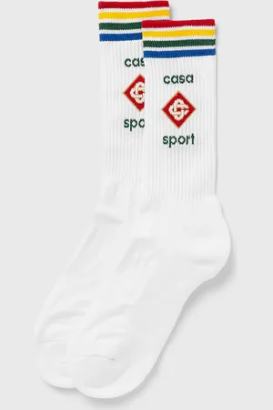 Casablanca UNISEX PRINTED SOCKS men Socks