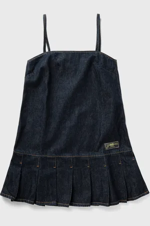 Ganni Rinse Denim Strap Mini Dress women Dresses