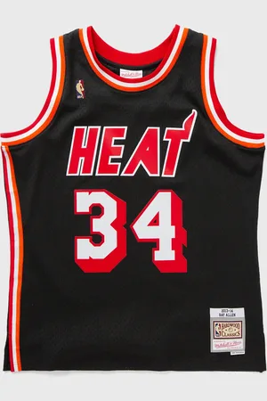 Mitchell & Ness NBA DARK JERSEY HEAT 2013 RAY ALLEN #34 men Jerseys