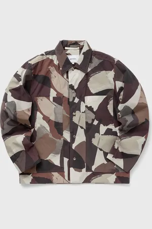 Norse projects Pelle Camo Nylon Insulated Jacket men Overshirts|Windbreaker