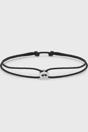 Le Gramme 1g-polished sterling silver-entrelacs -cord-bracelet men Jewellery