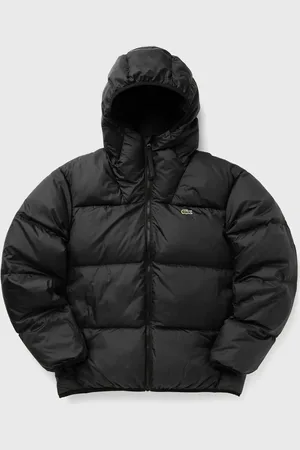 Lacoste Short Water Repellent Hooded Puffed Jacket men Down & Puffer Jackets