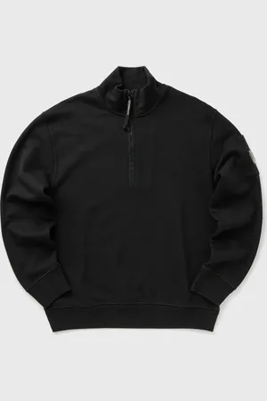 C.P. Company COTTON DIAGONAL FLEECE HALF ZIP SWEATSHIRT men Half-Zips|Sweatshirts