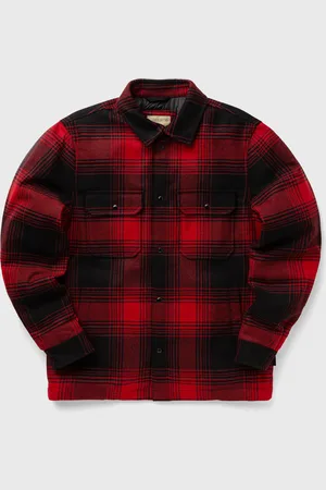 Woolrich ALASKAN WOOL CHECK OVERSHIRT men Overshirts