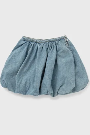 ROTATE Denim Balloon Skirt women Skirts