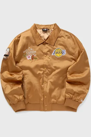 New Era NBA FLORAL SATIN JACKET LOS ANGELES LAKERS men Overshirts|Team Jackets