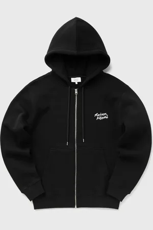 Maison Kitsuné HANDWRITING STRIPED COMFORT SWEATSHIRT men Hoodies|Zippers en