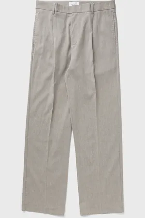 Les Deux Reece Pleated Slub Suit Pants men Casual Pants