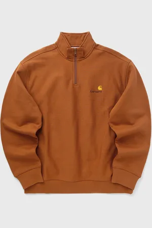 Carhartt Half Zip American Script Sweat men Half-Zips|Sweatshirts