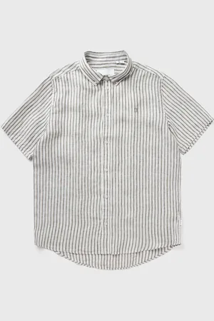 Les Deux Kris Linen SS Shirt men Shortsleeves
