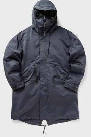 C.P. Company OUTERWEAR LONG JACKET IN MICRO KEI men Parkas
