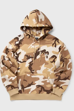 Patta Bark Woodland Camo Boxy Hooded Sweater men Hoodies