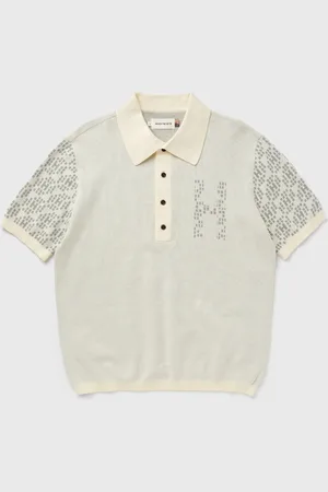HONOR THE GIFT KNIT H PATTERN POLO men Polos