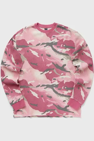 Patta Cactus Flower Camo Waffle Longsleeve Tee men Longsleeves