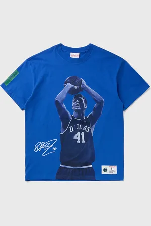Mitchell & Ness NBA ULTIMATE PLAYER TEE VINTAGE LOGO DALLAS MAVERICKS DIRK NOWITZKI #41 men Shortsleeves
