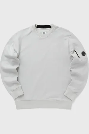 C.P. Company DIAGONAL RAISED FLEECE CREW NECK LENS SWEATSHIRT men Sweatshirts