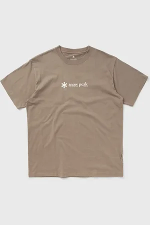 Snow Peak SOFT COTTON LOGO SHORT SLEEVE T-SHIRT men Shortsleeves