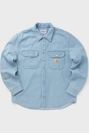 Carhartt Harvey Shirt Jacket men Denim Jackets|Overshirts