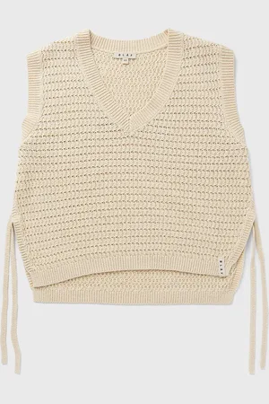 ØLÅF OPEN KNIT VEST women Vests