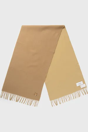 Maison Kitsuné BOLD FOX HEAD DOUBLE FACE SCARF men Scarves