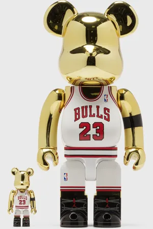 Medicom BEARBRICK 100% 400% MICHAEL JORDAN 1991 WORLD CHAMPION men Collectibles & Toys