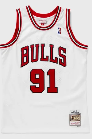 Mitchell & Ness NBA SWINGMAN JERSEY CHICAGO BULLS 97-98 DENNIS RODMAN #91 men Jerseys