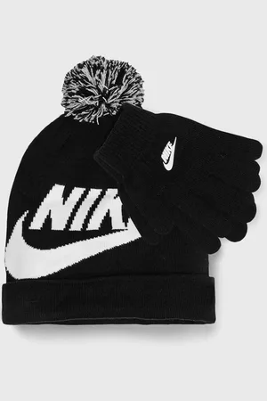 Nike NAN SWOOSH POM BEANIE GLOVE SET Caps & Beanies