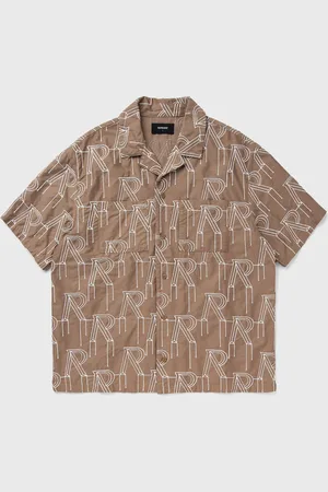 Represent EMBRODIERED INITIAL OVERSHIRT men Shortsleeves