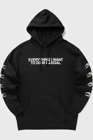 Pleasures ILLEGAL HOODIE men Hoodies
