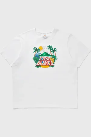 Casablanca CASA BEACH WAVE PRINTED OVERSIZED TEE men Shortsleeves