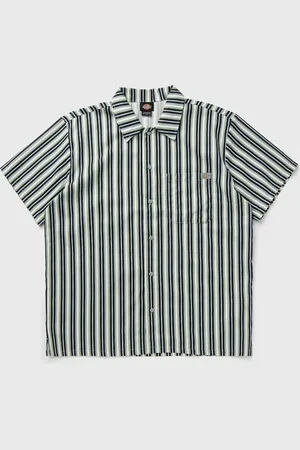 Dickies MULTI STRIPE WORK SHIRT SS men Shortsleeves