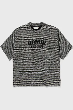 HONOR THE GIFT STRIPE BOX TEE men Shortsleeves
