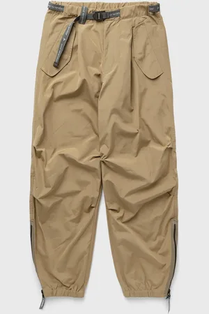 and wander High count cloth side zip hem pants men Casual Pants
