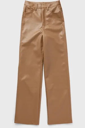 ROTATE TEXTURED STRAIGHT PANTS women Casual Pants