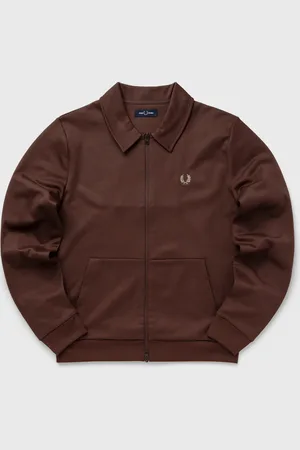 Fred Perry Tape Detail Collared Track Jkt men Track Jackets