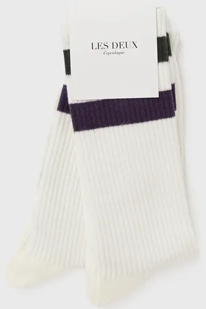 Les Deux Woods Rib Stripe Socks - 2-Pack men Socks