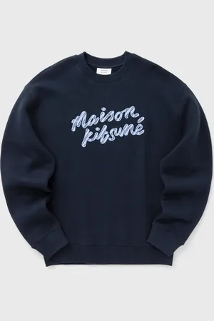Maison Kitsuné HANDWRITING STRIPED COMFORT SWEATSHIRT men Sweatshirts en