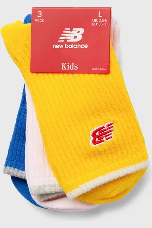 New Balance Kids Patch Logo Midcalf Socks 3 Pack Socks