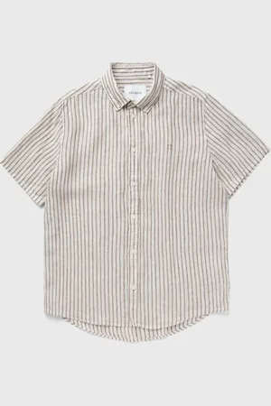 Les Deux Kris Linen SS Shirt men Shortsleeves