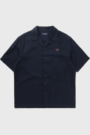 Fred Perry PIQUE TEXTURE REVERE COLLAR SH men Shortsleeves