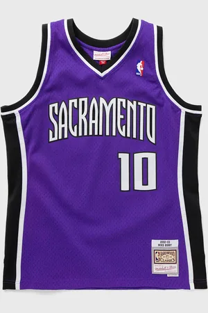Mitchell & Ness NBA DARK JERSEY KINGS 2002 MIKE BIBBY #10 men Jerseys