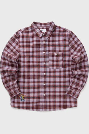 Butter Goods Bear Flannel Shirt men Longsleeves