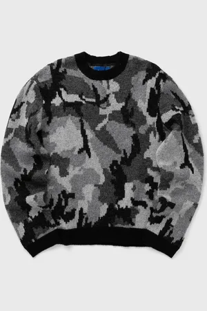 A.W.A.K.E CAMO CREWNECK SWEATER men Pullovers