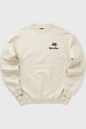 Goodies Sportive 550GMS PREMIUM HUMMUS CREWNECK PUFF PRINT men Sweatshirts