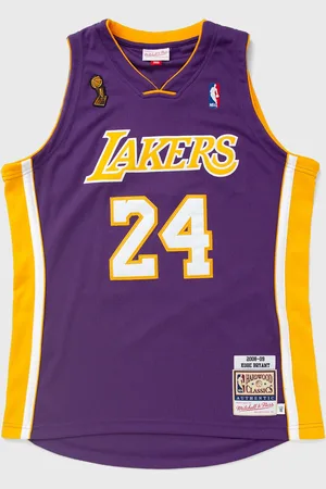Mitchell & Ness NBA AUTHENTIC JERSEY LOS ANGELES LAKERS ROAD FINALS 2008-09 KOBE BRYANT #24 men Jerseys