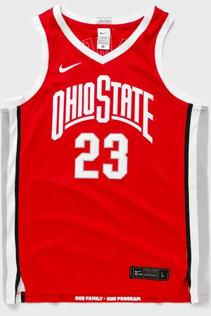 Nike College Jersey Ohio State Dri-FIT LeBron James #23 men Jerseys