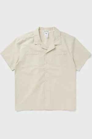 PUMA MMQ Seersucker Shirt men Shortsleeves